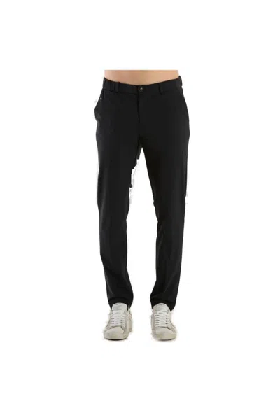 Rrd Straight Leg Trousers In Lightweight Fabric In Black