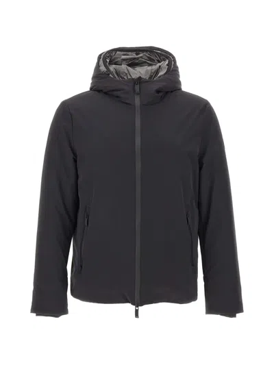 Rrd Spencer Hooded Jacket In Black