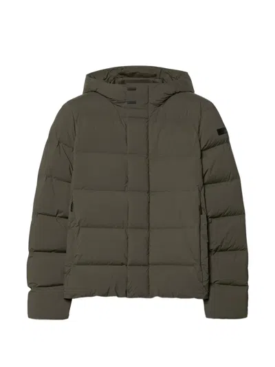 Rrd Stop Tubic 12 Hooded Coat In Green