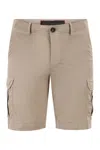 Rrd Stretch Technical Cargo Bermuda Shorts In Brown