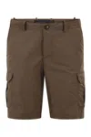 Rrd Stretch Technical Cargo Bermuda Shorts In Brown