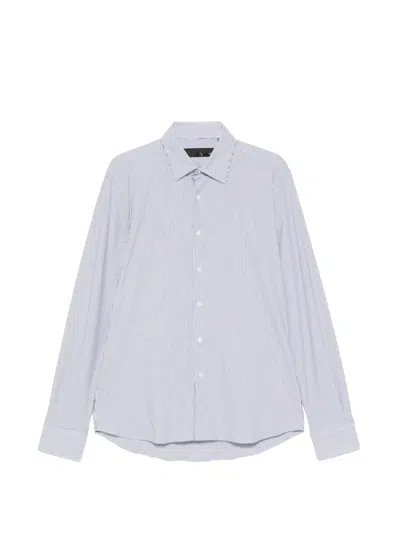 Rrd Striped Long-sleeve Shirt In Black
