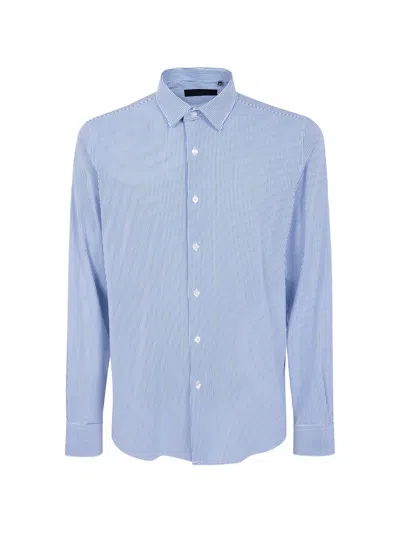 Rrd Striped Long-sleeve Shirt In Blue