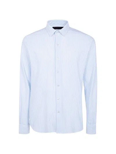 Rrd Striped Long-sleeve Shirt In Blue