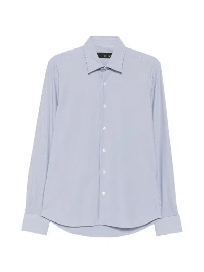 Rrd Striped Shirt In Blue