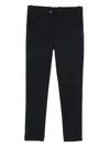 Rrd Tailored Black Trousers With Straight Leg In Blue