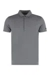 Rrd Summer Technical Oxford Fabric Polo Shirt In Grey