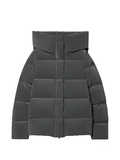 Rrd Supeuck! Quilted Hooded Jacket In Gray
