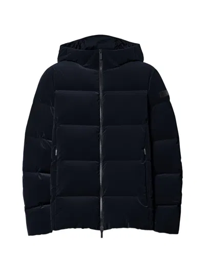 Rrd Supeuck Tubic Hooded Puffer Coat In Blue