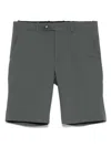 Rrd Revo Logo-appliqué Shorts In Grey