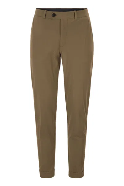 Rrd Surflex Chino Trousers In Brown