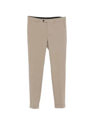 Rrd Surflex Logo-patch Straight-leg Chino Trousers In Neutral