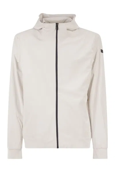 Rrd Surflex Stretch Technical Hooded Jacket In Neutral