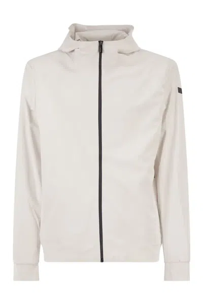 Rrd Surflex Stretch Technical Hooded Jacket In White