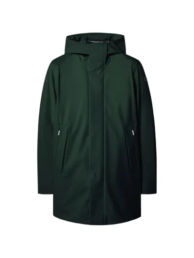 Rrd Surflex Winter Eskimo Hooded Zip-up Jacket In Green