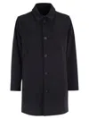 Rrd Technical Fabric Coat In Black
