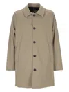 Rrd Buttoned Coat In Brown