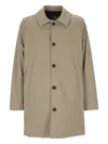 Rrd Buttoned Coat In Brown