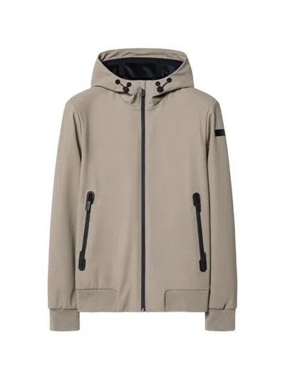 Rrd Surflex Winter Thermo Hood Jacket In Neutral