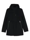 Rrd Lightweight Black Jacket With Concealed Zip In Black