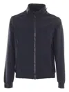 Rrd Black Surflex Benzina Jacket With High Collar In Blue