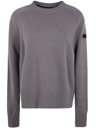Rrd Sweater Round Knit Wool Cashmere Fin.7 In Animal Print