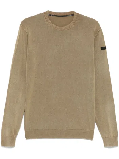 Rrd Sweater With Classic Crew Neckline In Grey