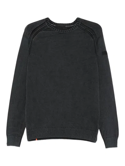 Rrd Raglan-sleeve Cotton Sweater In Gray