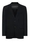 Rrd Tailored Black Blazer With Classic Lapel In Black
