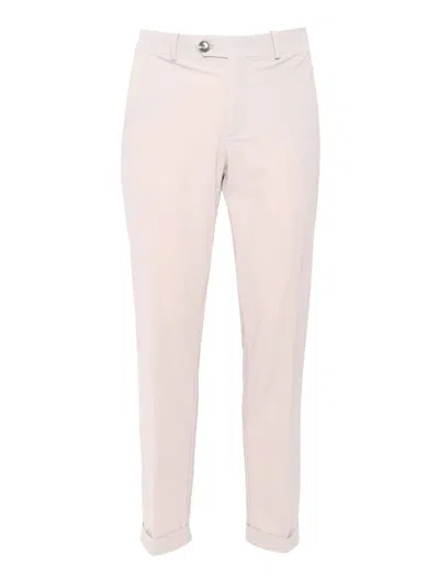 Rrd Tailored Neutrals Micro Chino Pants With Rolled Cuffs In Multi