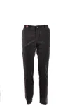 Rrd Tailored Vibrant Green Trousers With Subtle Ribbed Texture In Black