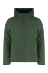 Rrd Technical Fabric Jacket With Hood In Green