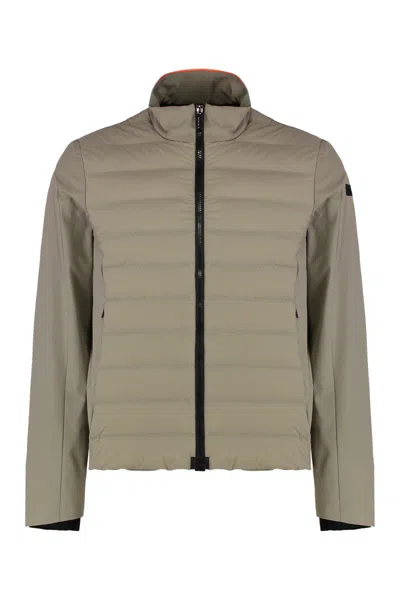 Rrd Techno Fabric Down Jacket In Green
