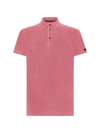 Rrd Techno Wash Polo Shirt In Pink