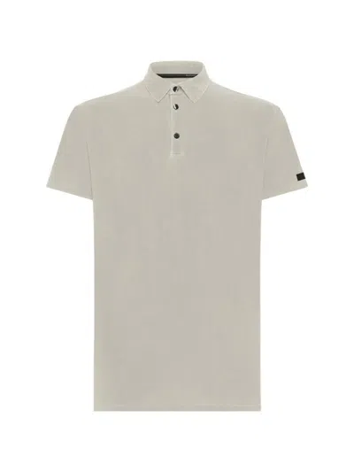 Rrd Techno Wash Polo Shirt In Silver
