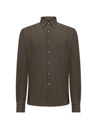 Rrd Techno Wash Shirt In Brown