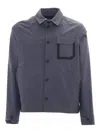 Rrd Terzilight Overshirt With Classic Collar In Blue