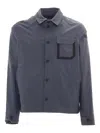 Rrd Terzilight Overshirt With Classic Collar In Blue