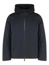 Rrd Terzilio Floating Storm Zipped-hooded Jacket In Blue