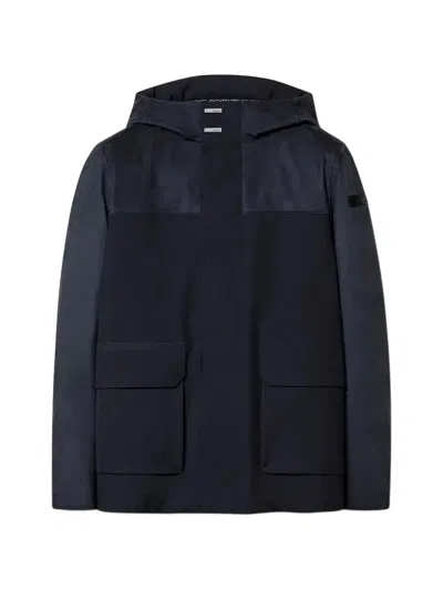 Rrd Terzilio Hooded Panelled Jacket In Blue