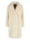 Rrd Textured Coat In Neutral