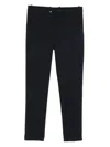 Rrd Tailored Black Trousers With Straight Leg In Blue