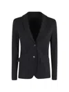 Rrd Two-button Blazer In Black