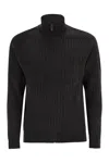 Rrd Velvet Turtleneck Knit In Black