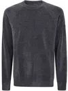 Rrd Raglan-sleeve Fleece Sweater In Gray