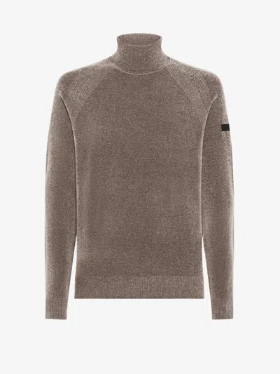 Rrd Velvet Turtleneck Knit In Brown