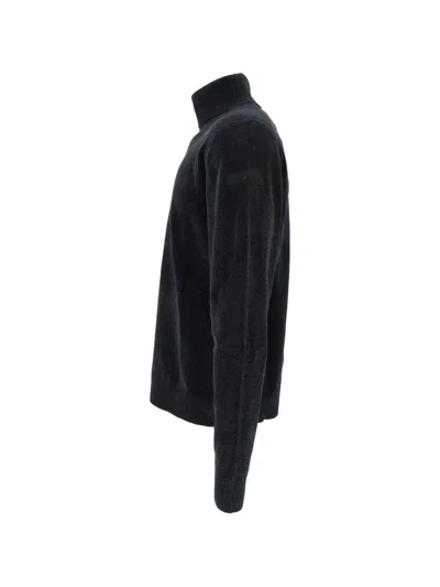 Rrd Velvet Turtleneck Sweater In Blue