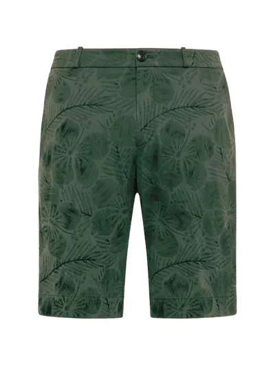 Rrd Velvetflex Jo Floral-print Shorts In Green