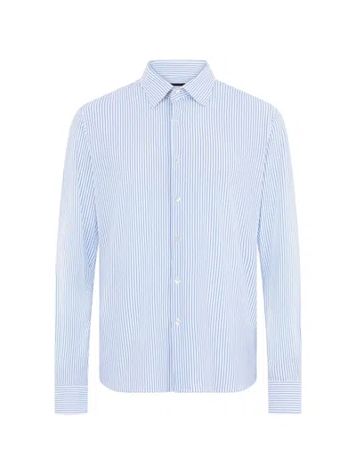 Rrd Oxford Jacquard Stripe One Shirt In White