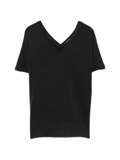 Rrd V-neck T-shirt In Black